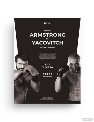 Fight Night Flyer Template