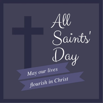 Free All Saints' Day Flyer Vector Template to Edit Online