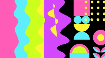 Free Solid Neon Background Template to Edit Online