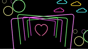 Free Animated Neon Background Template to Edit Online