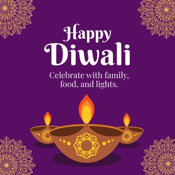 Free Diwali Instagram Post Template to Edit Online