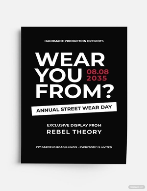 Minimal Bold Event Flyer Template