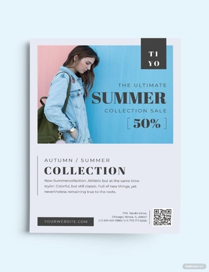 Minimal Fashion Flyer Template
