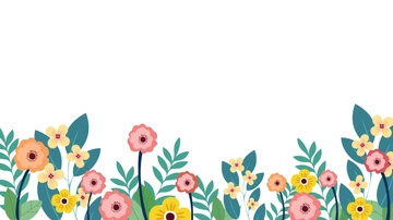 Free Spring Flower White Background Template to Edit Online