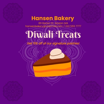 Free Diwali Instagram Ads Template to Edit Online