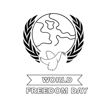 Free World Freedom Day Drawing Clipart Template to Edit Online