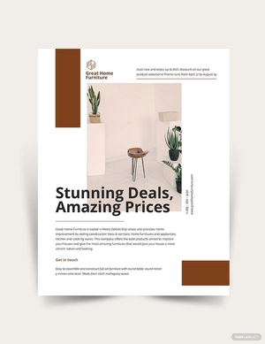 Furniture Flyer Template