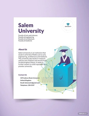 University flyer Template