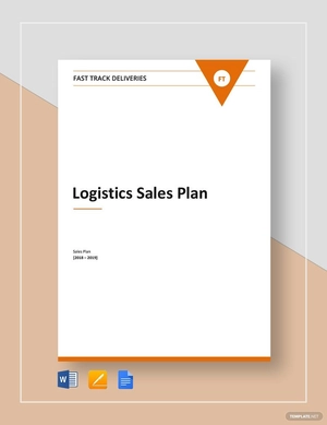 Logistics Sales Plan Template