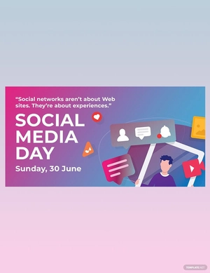 Social Media Day Twitter Post Template