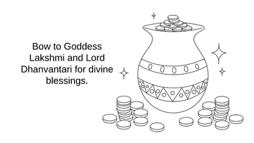Free Dhanteras Drawing Background Template to Edit Online