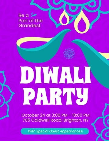 Free Party Diwali Flyer Template to Edit Online | Template.net
