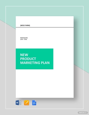 New Product Marketing Plan Template