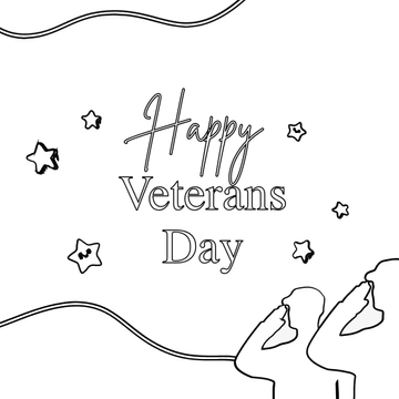 Free Cute Veterans Day Drawing Template to Edit Online
