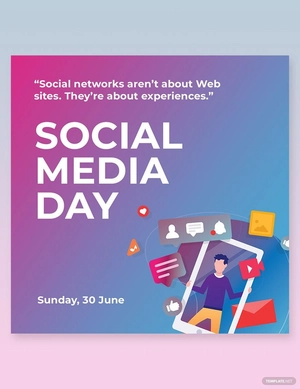 Social Media Day Instagram Post Template