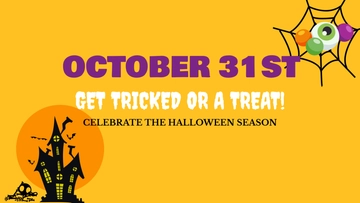 Free Halloween Youtube Banner Template to Edit Online