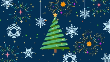 Free Christmas Glitter Background Template to Edit Online