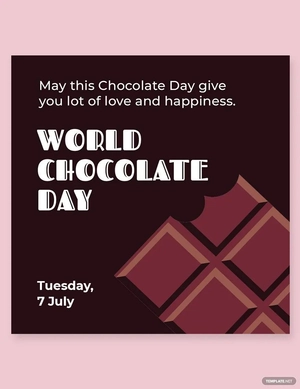 World Chocolate Day Instagram Post Template