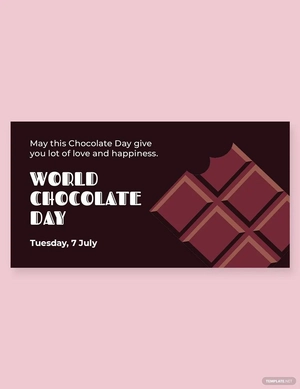 World Chocolate Day Linkedin Post Template