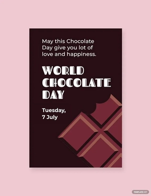 World Chocolate Day Tumblr Post Template