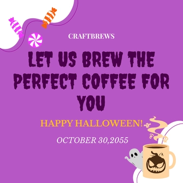 Free Halloween Facebook Ad Banner Template to Edit Online