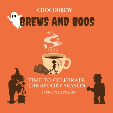 Free Halloween Instagram Ads Template to Edit Online