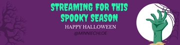 Free Halloween Twitch Banner Template to Edit Online