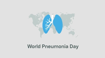 Free World Pneumonia Day Wallpaper Background Template to Edit Online
