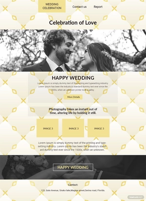 Email Wedding Invitation Template
