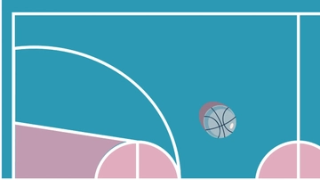 Free Simple Basketball Background Template to Edit Online