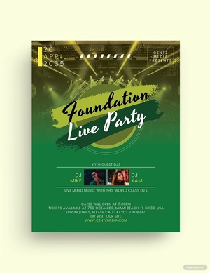 Guest Dj Party Flyer Template