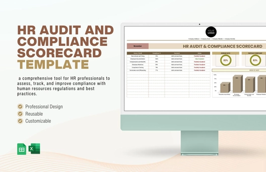 HR Audit and Compliance Scorecard Template