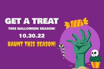 Free Happy Halloween Banner Template to Edit Online