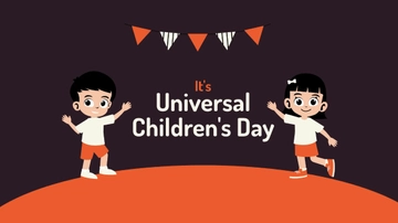 Free Universal Children???s Day Banner Background Template to Edit Online
