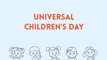 Free Universal Children???s Day Drawing Background Template to Edit Online