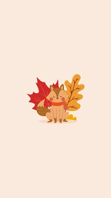 Free Autumn iPhone Background Template to Edit Online