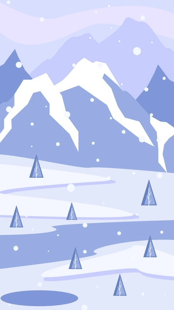 Free Winter iPhone Background Template to Edit Online