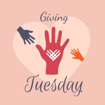 Free Giving Tuesday Clipart Template to Edit Online