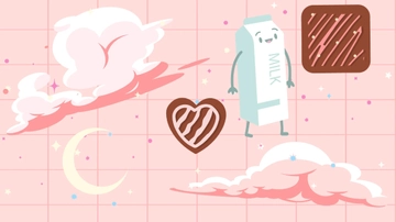 Free Pastel Cute Background Template to Edit Online