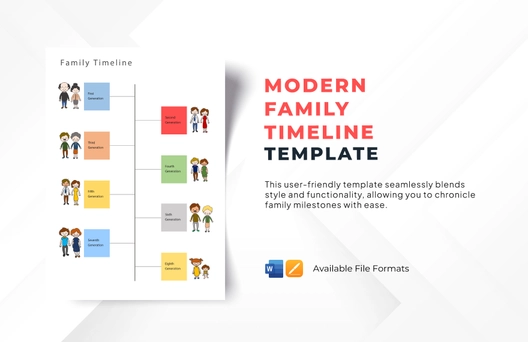 Modern Family Timeline Template