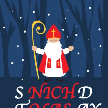 Free Saint Nicholas Day Clipart Template to Edit Online
