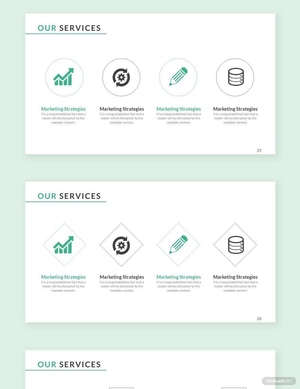 Glossy Business Presentation Template