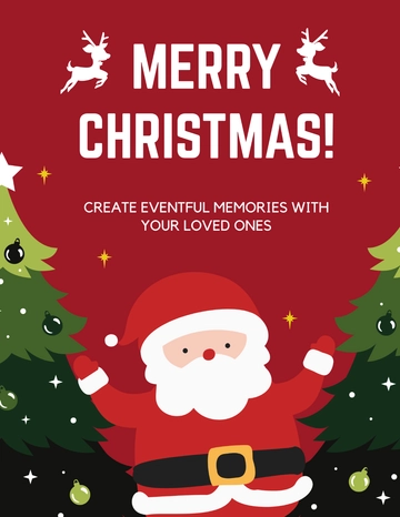 Free Happy Christmas Flyer Template to Edit Online | Template.net