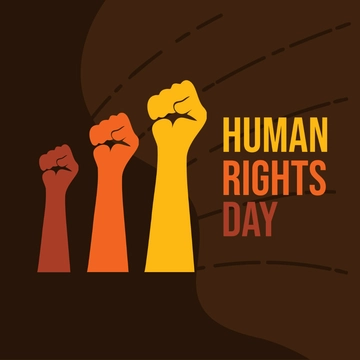 Free Human Rights Day Celebration Clipart Template to Edit Online