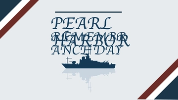 Free High Resolution National Pearl Harbor Remembrance Day Background Template to Edit Online