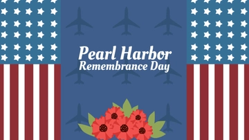 Free National Pearl Harbor Remembrance Day Wallpaper Background Template to Edit Online