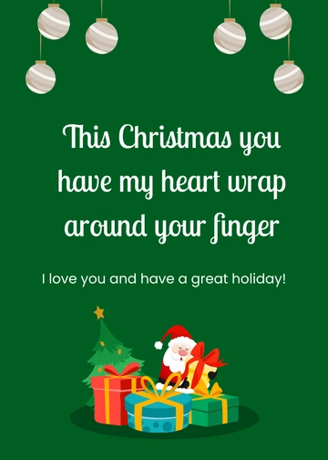 Free Christmas Day Greeting Card Template to Edit Online