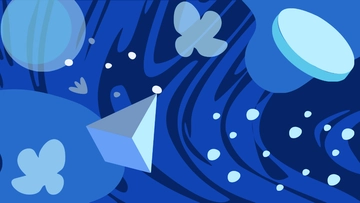 Free Navy Blue Abstract Background Template to Edit Online