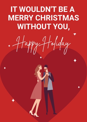 Free Christmas Wishes For Friend Template to Edit Online