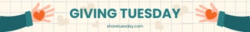 Free Giving Tuesday Website Banner Template to Edit Online